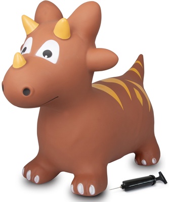 Dino Saltarin Correpasillos - Juguete Infantil Marron